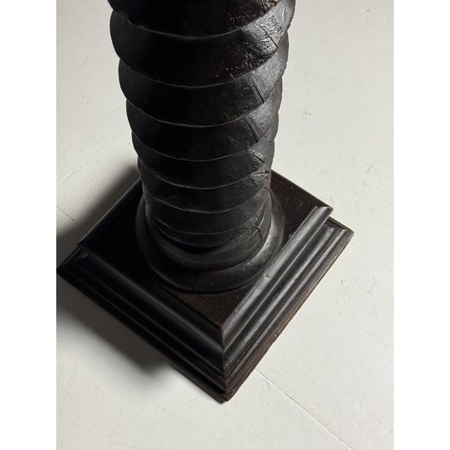 Wood French Press Column, 20th Century For Sale - Image 7 of 16