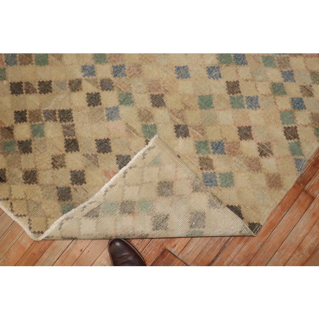 1940s Turkish Deco Rug For Sale - Image 14 of 18