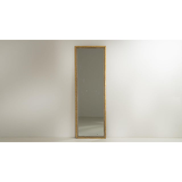 19th Century France Louis XVI Gold Wood Full-length & Floor Mirrors For Sale In Greensboro - Image 6 of 7