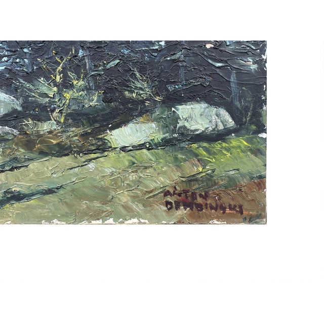 Anton Dembinski, Alpine Landscape, 20th Century, 1920s, Oil Painting For Sale - Image 3 of 16