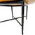 1950s Vintage Mid-Century Modern Oval Cocktail Table With Dandelion Motif on Lacquered Faux Bamboo Base by Kittinger For Sale - Image 5 of 10