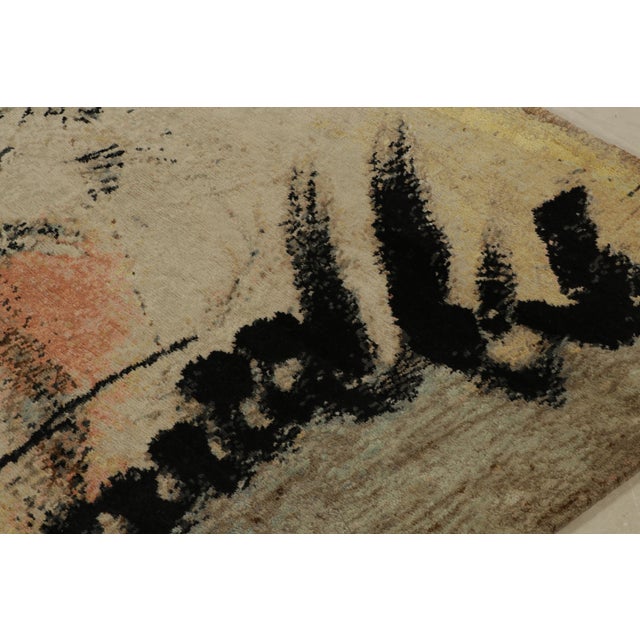 Rug & Kilim Rug & Kilim’s “Bell and Chime” Abstract Rug by Arthur Lanyon For Sale - Image 4 of 8