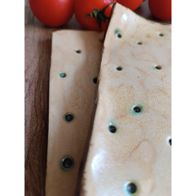 Olive Trio Cheese Plate by Daniela Proietti, Set of 3 For Sale - Image 8 of 18