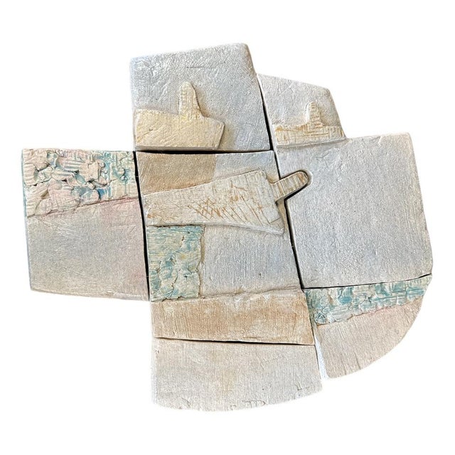 Abstract Bas Relief, 1970s, Ceramic For Sale - Image 11 of 11