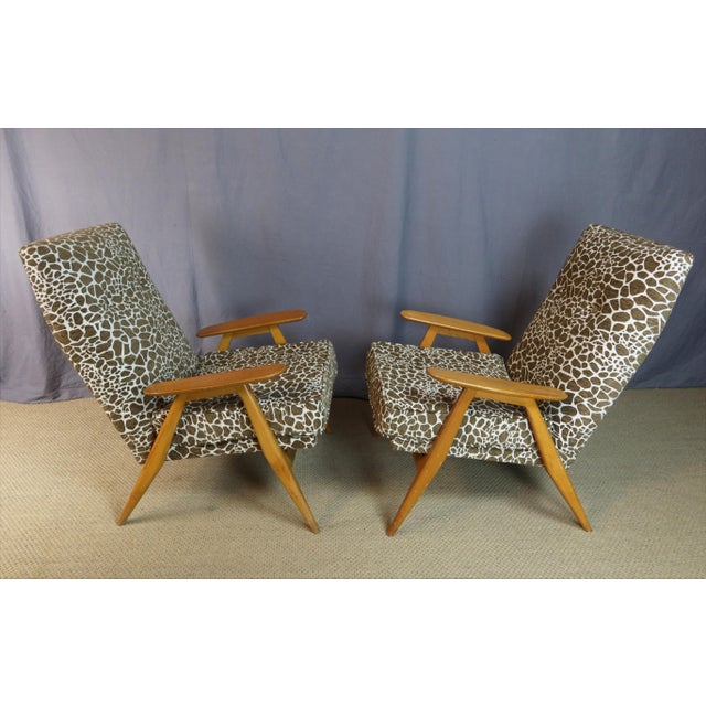 Lounge Chairs by Pierre Guariche for Steiner, 1950s, Set of 2 For Sale - Image 9 of 13
