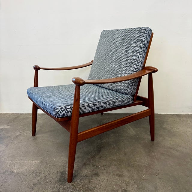 Armchairs by Finn Juhl for France & Son, 1950s, Set of 2 For Sale - Image 3 of 9
