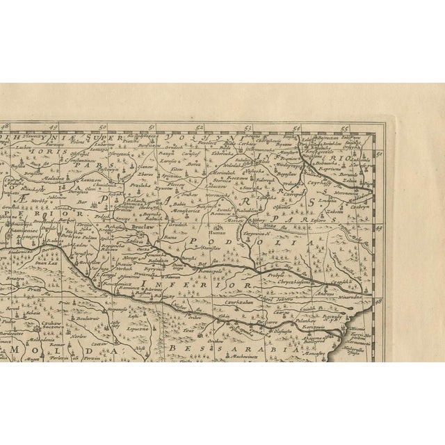 Large Map of the Habsburgottoman War by Aeg, 1729 For Sale - Image 6 of 11