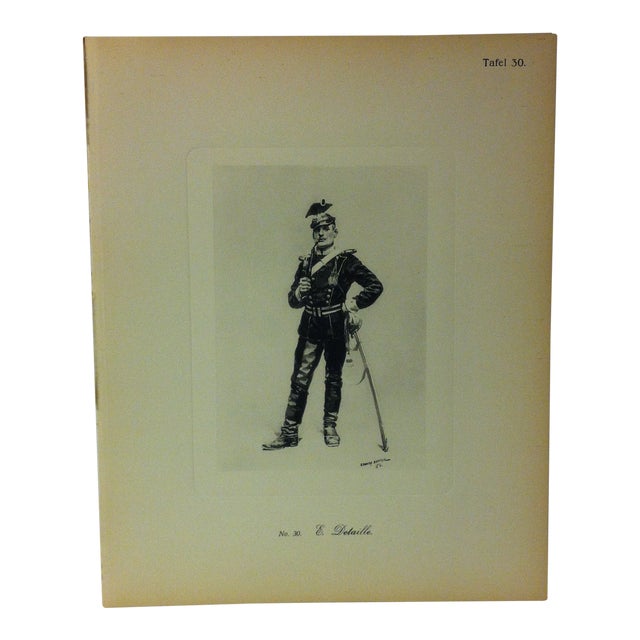 1907 "Preussischer Ulan" by Edouard Detaille Print of a Famous German Painting Chairish