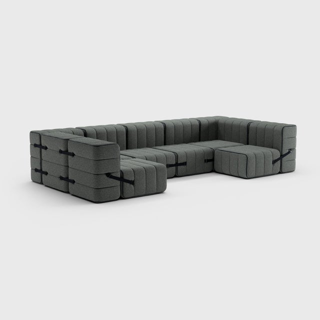 Modular Lounge Sofa in Sera Fabric from Ambivalenz, Set of 15 For Sale - Image 6 of 10