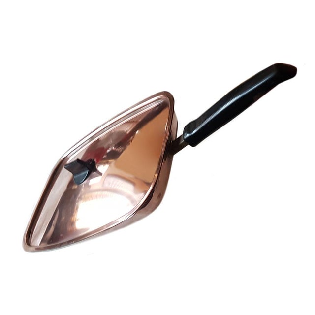 Large Copper Stainless Fish Frying Pan from Spring Culinox, Switzerland For Sale - Image 4 of 10
