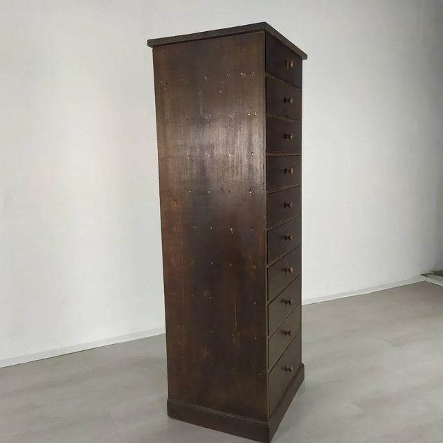 Wood Vintage Oak Drawers For Sale - Image 7 of 18