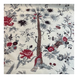 Penny Morrison Phoebe English Designer Linen Fabric- 4 1/2 Yards For Sale