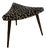 Vintage Scandinavian Triangular Ottoman For Sale