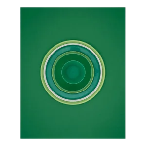 Contemporary Abstract C-Print Photography "Combination Green" by Richard Caldicott