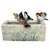 Majolica jardinière planter with 4 birds Delphin Massier, circa 1890. Height / 5 inches , 8 by 5 inches. The Massier are...