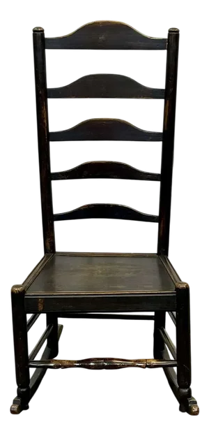 19th Century English Nurses Chair in Oak and Ash