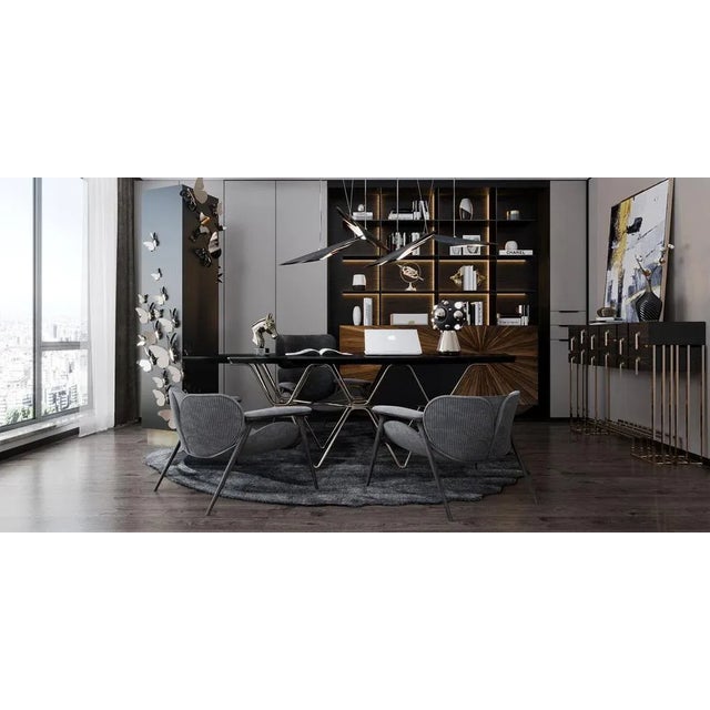 Metal Lungta 128 Console by Alma de Luce For Sale - Image 7 of 8