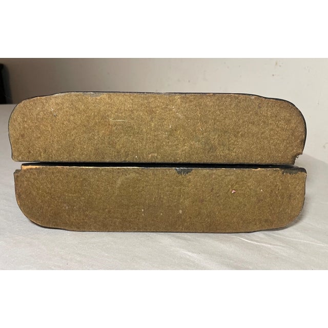 Pair of Antique Chinese Asian Hand Carved Wood Figural Scene Bookends Sculpture For Sale - Image 10 of 10