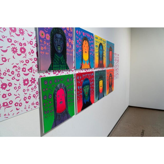 Natasha Lelenco, Surreal Figurative Portrait, 2025, Acrylic Painting For Sale - Image 9 of 11