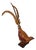 Vintage Mid Century Handmade Wooden Pheasant For Sale