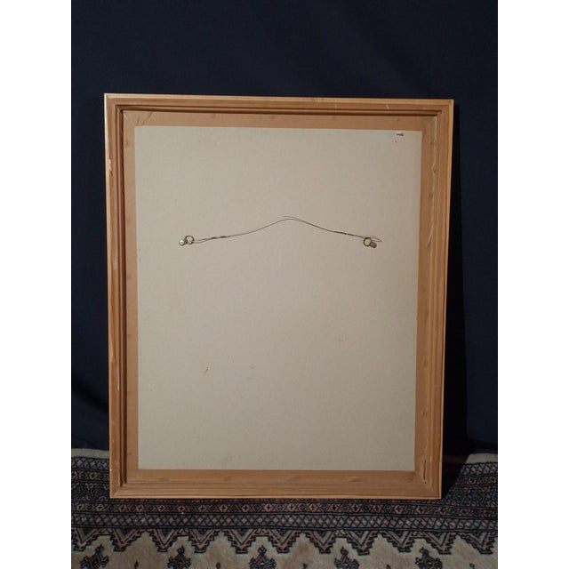 V. D. Henneveld, Portrait of Leo Ferre, 1950s, Pastel & Charcoal on Paper, Framed For Sale - Image 6 of 7