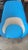 2 Steelcase Coalesse Sw_1 Lounge Chairs Featuring a Striking Bright Blue Upholstery and a Sleek Aluminum Swivel Base. For Sale - Image 9 of 9