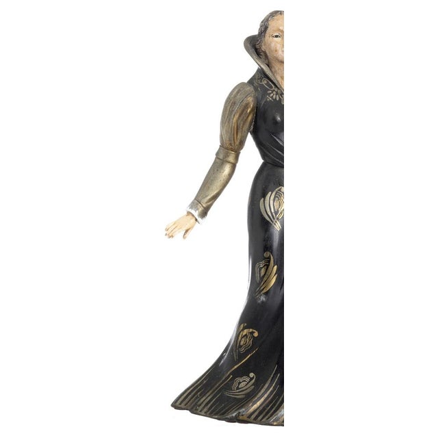 Woman Figurine by Salvatore Melani For Sale - Image 3 of 8