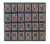 Colorful Vintage Checkered Tulu Rug - Soft Wool Pile 3'7" x 4'4" 43" x 51" / 110 x 132 Cm Hand woven with high quality...