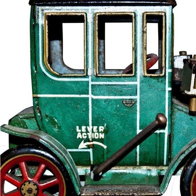 Modern Vintage Japanese Lever Car Toy from Modern Toys, 1940s For Sale - Image 3 of 6