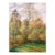 Vintage French Impressionist Art Print – Golden Autumn Trees by Pissarro, 36" X 48" For Sale