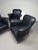 Model Turn Chair in Black Leather by Bert Plantagie, Set of 3 For Sale - Image 11 of 18