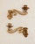 Art Nouveau Brass Taper Candlestick Rotating Sconces For Sale - Image 15 of 15