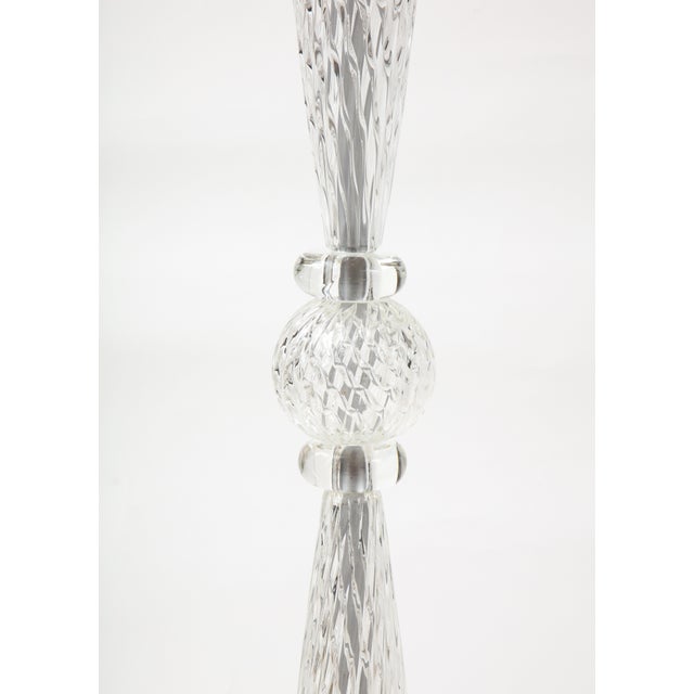 Archimede Seguso Murano Glass floor Lamp - A Pair For Sale In New York - Image 6 of 11