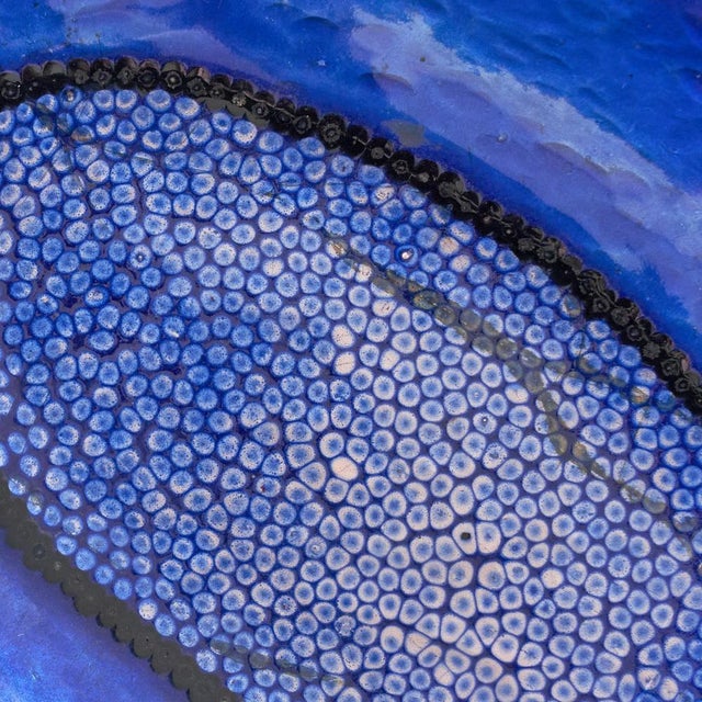 Hand-Hammered Enameled Bowl from Valenti, Italy, 1960s For Sale - Image 4 of 11