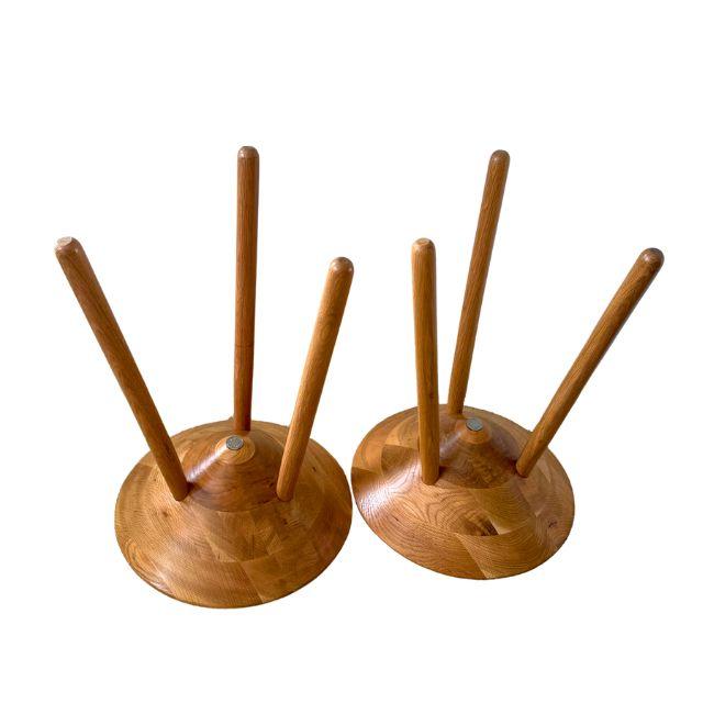 Late 20th Century, Design by Conran, Solid Oak End Tables, Pair For Sale - Image 10 of 17