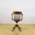 Victorian Style Swivel Chair with Wicker Seat and Walnut Frame, 1900s For Sale - Image 5 of 9