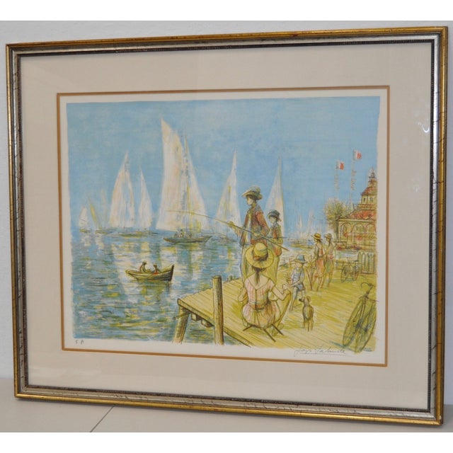 1970s French Lithograph by Jacques Lalande Chairish