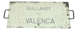 Train Directional Poster, Spain and Portugal, 1960s