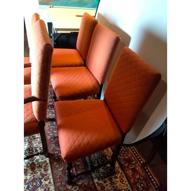 Late 19th Century Late 19th Century Upholstered Dining Chairs For Sale - Image 5 of 8