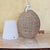 Late 20th Century Vintage Ikea Woven Rattan Coastal Boho Table Lamp With White Frosted Glass Shade For Sale - Image 5 of 18