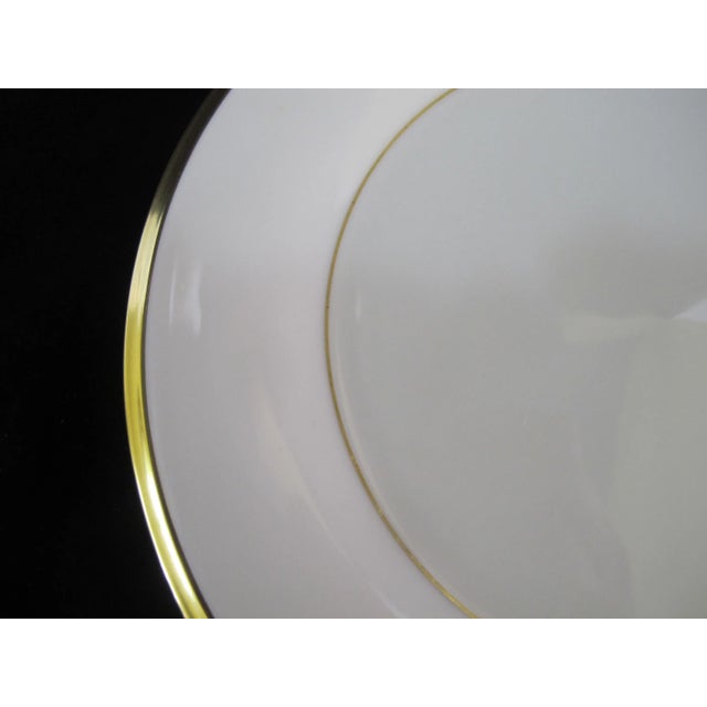 Traditional Lenox Ecru China Gold Rim Eternal Bread and Butter Plates - Set of 6 For Sale - Image 3 of 6