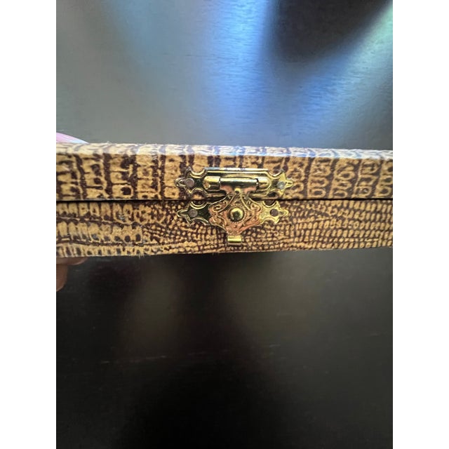 Silver Set of 6 Silver Plate Dessert Forks in Original Gift Box, 1940s For Sale - Image 8 of 9