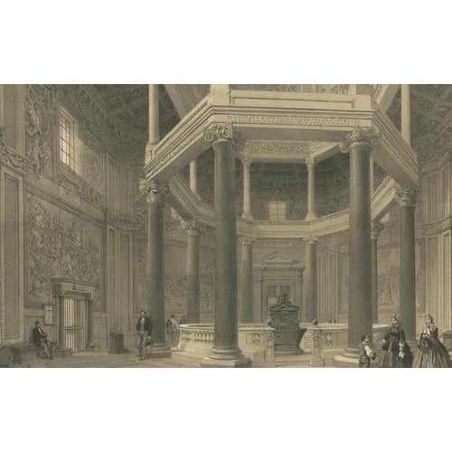 After Bayot, Baptistery of Constantine, Lateran, Rome, 1869, Lithograph For Sale - Image 10 of 11