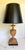 Wood Vintage Neoclassical Whitewashed Carved Wood Urn Table Lamp With Black Shade For Sale - Image 7 of 11