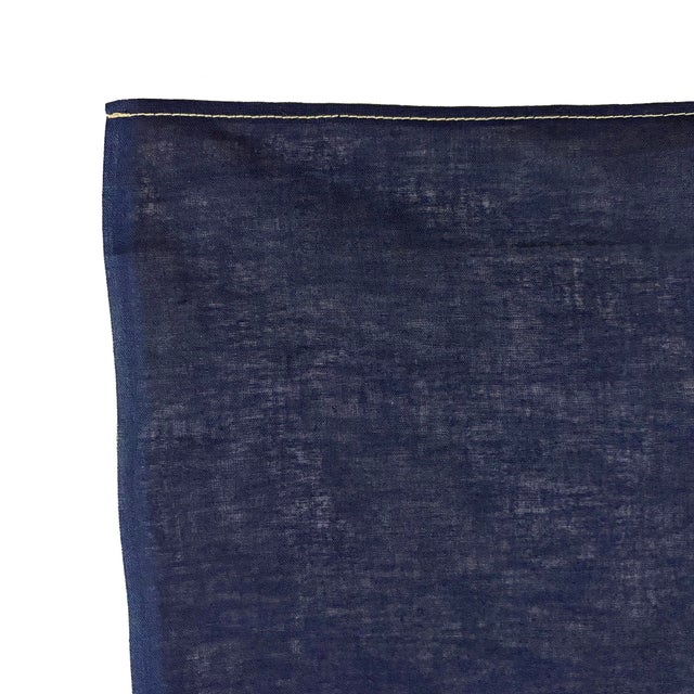 French French Cotton Flag Sewn From Vintage Textiles For Sale - Image 3 of 5