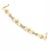 Haus of Brilliance 14K Yellow Gold Plated .925 Sterling Silver Channel Set Diamond Accent Twist 4”-10” Adjustable Bolo Bracelet (I-J Color, I3 Clarity) For Sale - Image 4 of 6