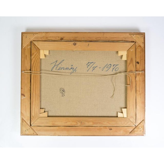 P. Svarter, Landscape, Oil on Canvas, 1970s For Sale - Image 7 of 8