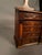 Burnt Umber 19th Century French Walnut Salt Box With Burl Walnut Drawer, Lift Lid & Brass, Circa 1820 For Sale - Image 8 of 11
