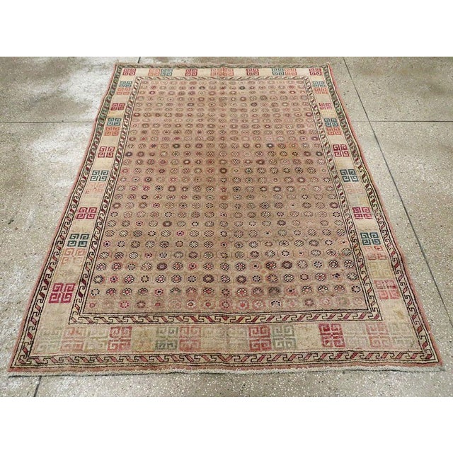 Galerie Shabab Collection Early 20th Century Indian Agra Rug For Sale - Image 4 of 9