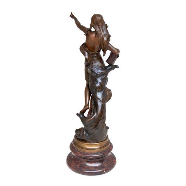 Jean-Baptise Germain "La Pensee" Patinated Bronze For Sale - Image 4 of 6